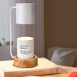 Kettlewell Candle Warmer Lamp Wooden Base Dimmer and Timer