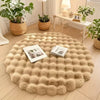 Askham Round Bubble Rug Fluffy Fleece Circle Carpet
