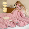 Hambledon Double Thick Faux Lamb Plush Throw Blanket