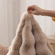 Askham Round Bubble Rug Fluffy Fleece Circle Carpet