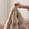 Askham Round Bubble Rug Fluffy Fleece Circle Carpet
