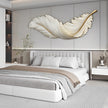 Grasmere Feather Wall Art Lamp LED Remote Dimmable Panel
