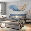 Grasmere Feather Wall Art Lamp LED Remote Dimmable Panel