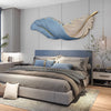 Grasmere Feather Wall Art Lamp LED Remote Dimmable Panel