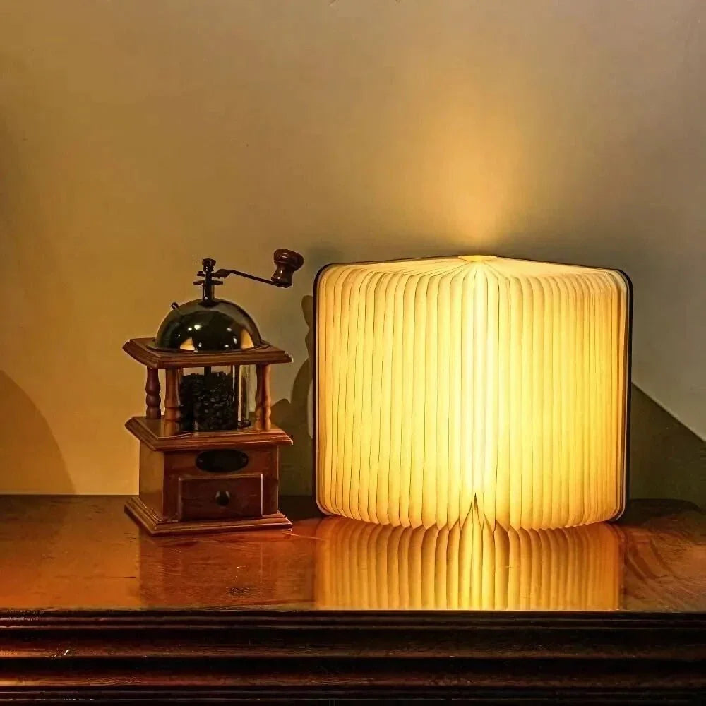 Lumibook Foldable Book Lamp Rechargeable 360 Degree Light