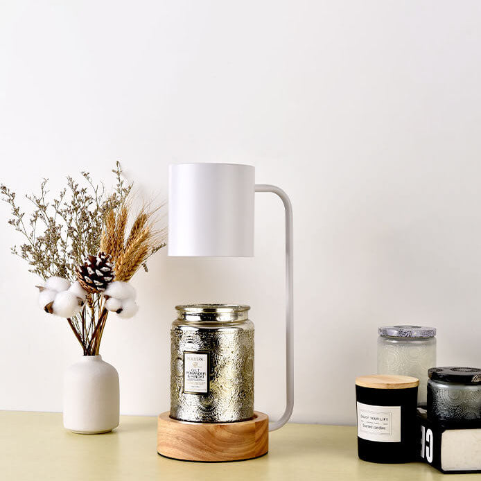 Kettlewell Candle Warmer Lamp Wooden Base Dimmer and Timer