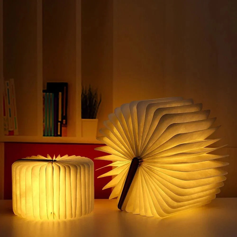 Lumibook Foldable Book Lamp Rechargeable 360 Degree Light