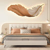 Grasmere Feather Wall Art Lamp LED Remote Dimmable Panel