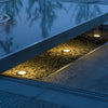 Whalton In Ground Deck Lights Set of 16 Stainless Steel