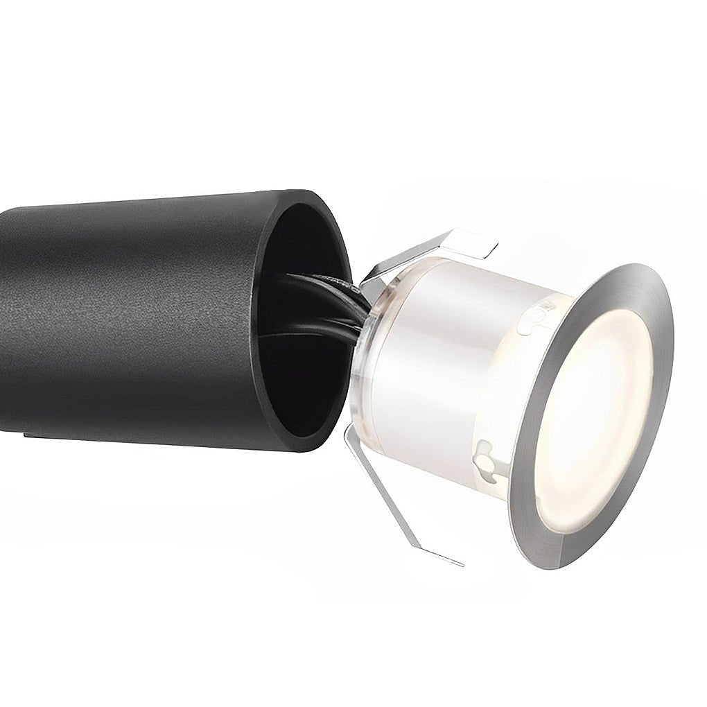 Whalton In Ground Deck Lights Set of 16 Stainless Steel