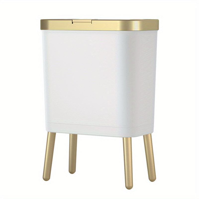 Kelham 15L Slim Waste Bin Odour Sealing Lid Raised Legs