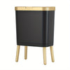 Kelham 15L Slim Waste Bin Odour Sealing Lid Raised Legs
