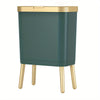Kelham 15L Slim Waste Bin Odour Sealing Lid Raised Legs