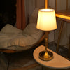 Linton Cordless Table Lamp Brushed Metal Touch Dimmable