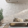 Richmond Bowtie 3D Leather Wall Panel Padded Geometric