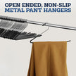 Mousehole Z Shaped Trouser Hangers Set of 10 Non Slip