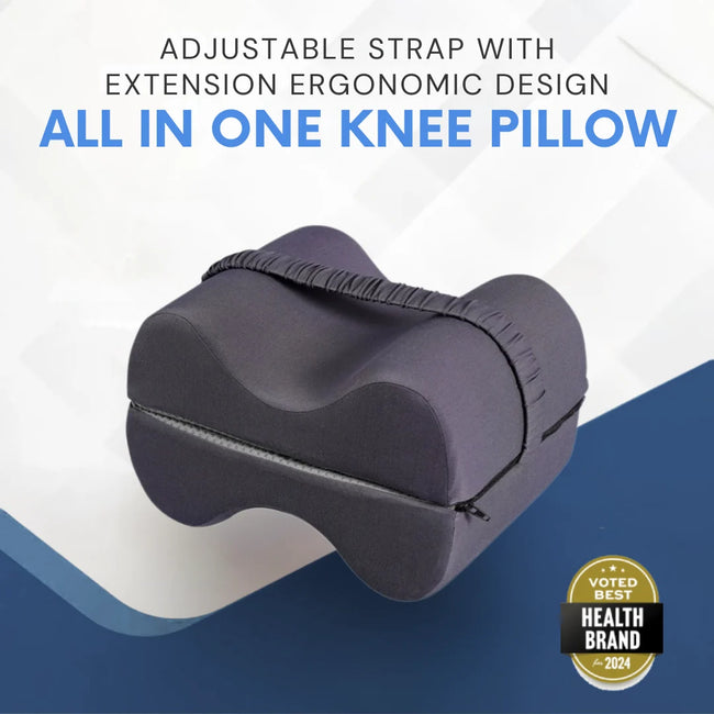 Embsay Memory Foam Knee Pillow Contoured for Side Sleepers