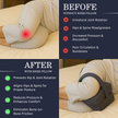 Embsay Memory Foam Knee Pillow Contoured for Side Sleepers