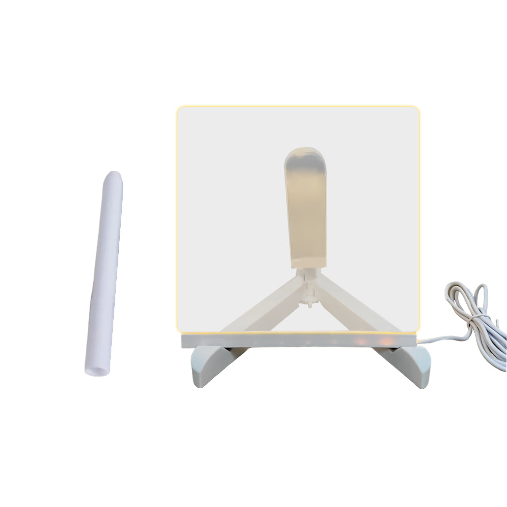 Easby LED Acrylic Message Board Lamp Set of 2 Writable