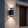 Acomb Up Down Outdoor Wall Light Black 12W LED