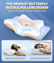Leyburn Memory Foam Neck Pillow Ergonomic Butterfly Shape