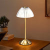 Arncliffe Ribbed Table Lamp Cordless Touch Three Tones