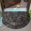 Kirkby Semicircle Mosaic Door Mat Non-Slip Indoor Outdoor