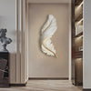 Grasmere Feather Wall Art Lamp LED Remote Dimmable Panel