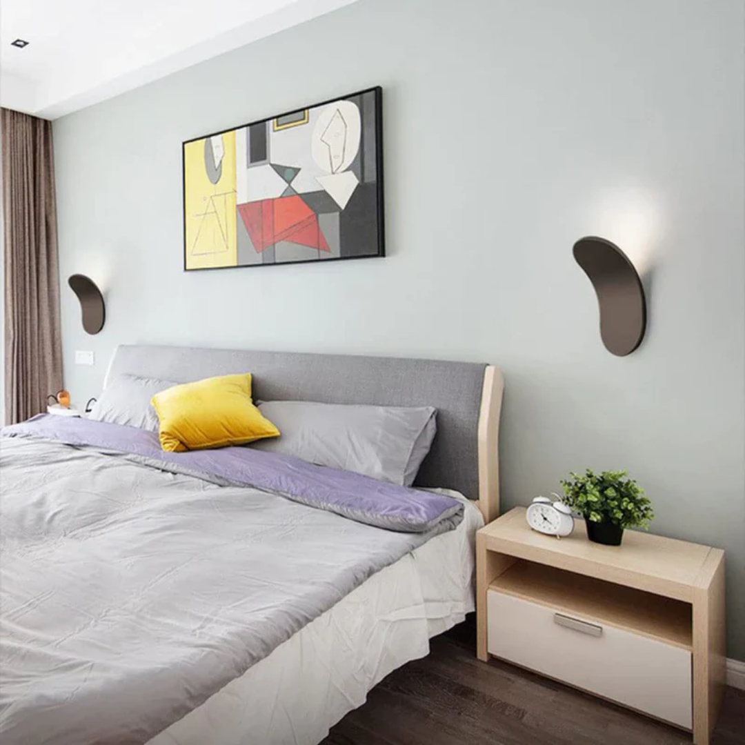 Kendal Nordic Wall Lamp Curved Metal LED Minimalist Light