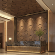 Richmond Bowtie 3D Leather Wall Panel Padded Geometric
