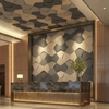 Richmond Bowtie 3D Leather Wall Panel Padded Geometric