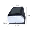Corbridge Solar Step Lights Set of 8 Dusk to Dawn