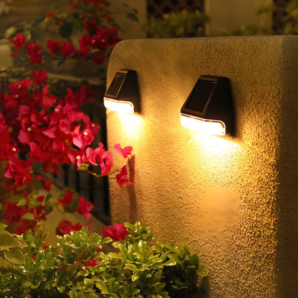 Corbridge Solar Step Lights Set of 8 Dusk to Dawn