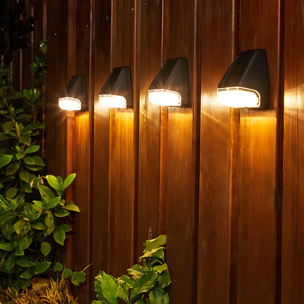 Corbridge Solar Step Lights Set of 8 Dusk to Dawn
