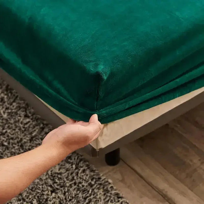 Airton Flannel Fleece Sheet Set Deep Pocket Warm Bedding