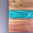 Hawes Resin River Chopping Board Acacia Wood Serving Board
