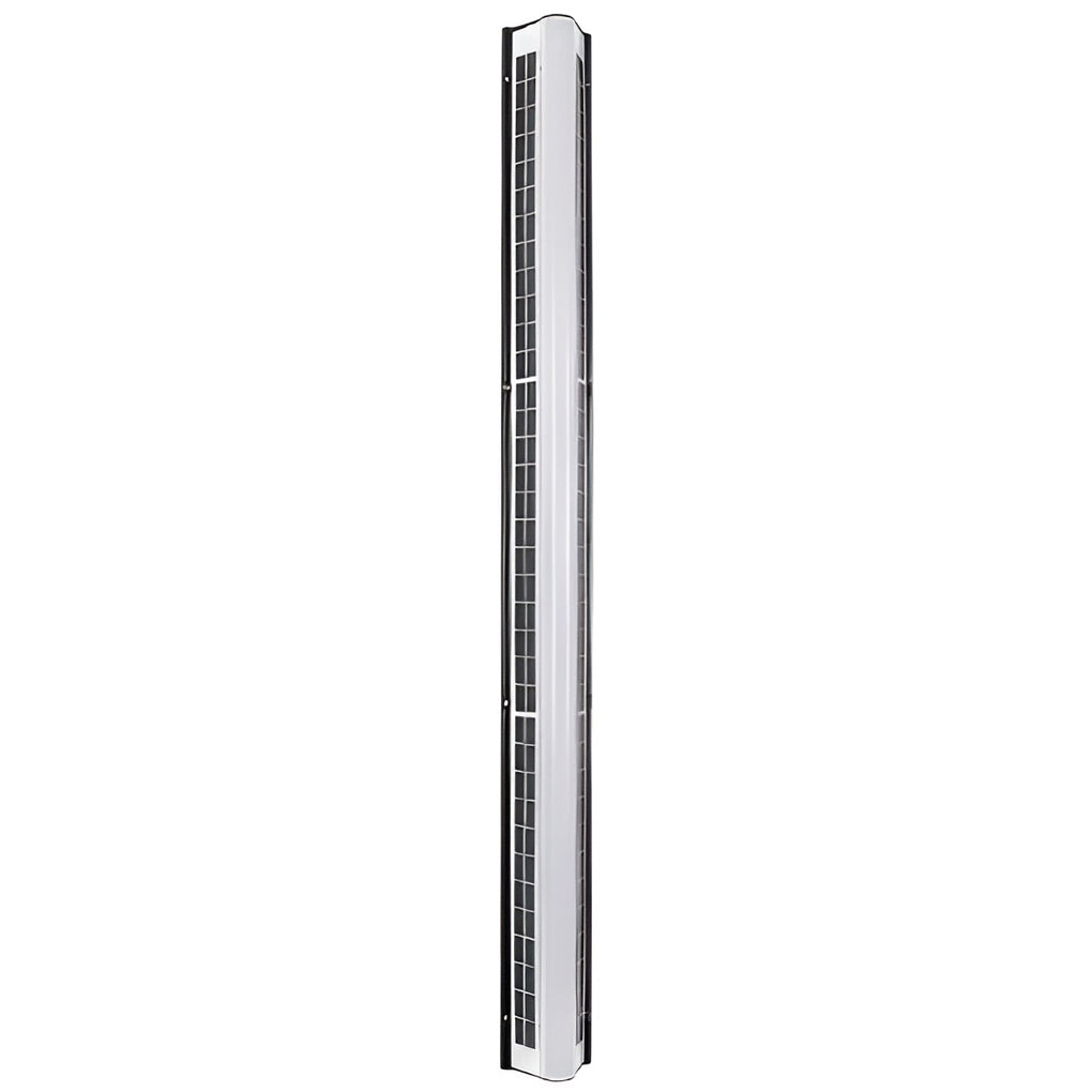 Ovington Solar Linear Wall Light Black Wire Free