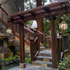 Tanfield Metal Orb Outdoor Pendant Light Globe Chain