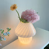 Ilkley Murano Style Glass Mushroom Lamp USB Dimmable