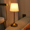 Linton Cordless Table Lamp Brushed Metal Touch Dimmable