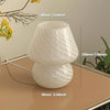 Ilkley Murano Style Glass Mushroom Lamp USB Dimmable