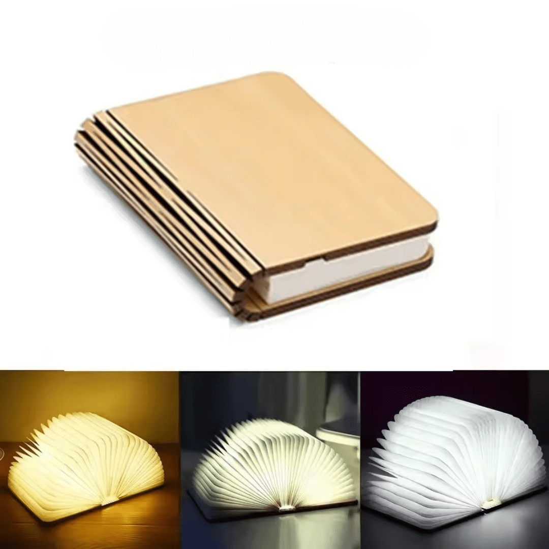Lumibook Foldable Book Lamp Rechargeable 360 Degree Light