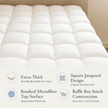 Aysgarth Cooling Mattress Topper Breathable Six Bed Sizes