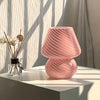 Ilkley Murano Style Glass Mushroom Lamp USB Dimmable