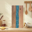 Hawes Resin River Chopping Board Acacia Wood Serving Board