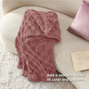 Dentdale Checkered Fleece Throw Blanket Soft Four Sizes