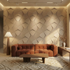 Richmond Bowtie 3D Leather Wall Panel Padded Geometric