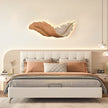 Grasmere Feather Wall Art Lamp LED Remote Dimmable Panel