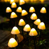 Grassington Solar Mushroom String Lights 5 m Garden
