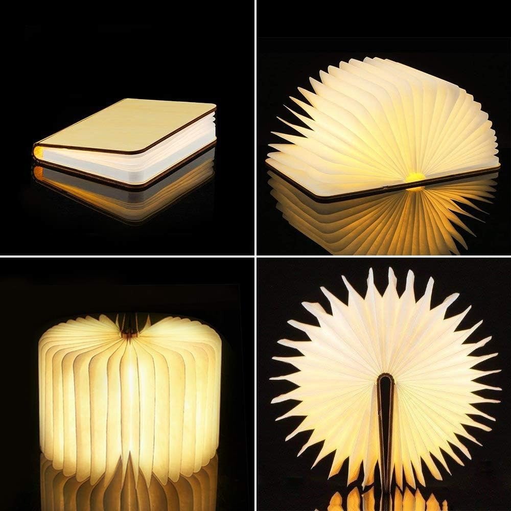 Lumibook Foldable Book Lamp Rechargeable 360 Degree Light